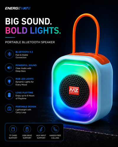 ENERGEVATE RGB Bass Speaker
